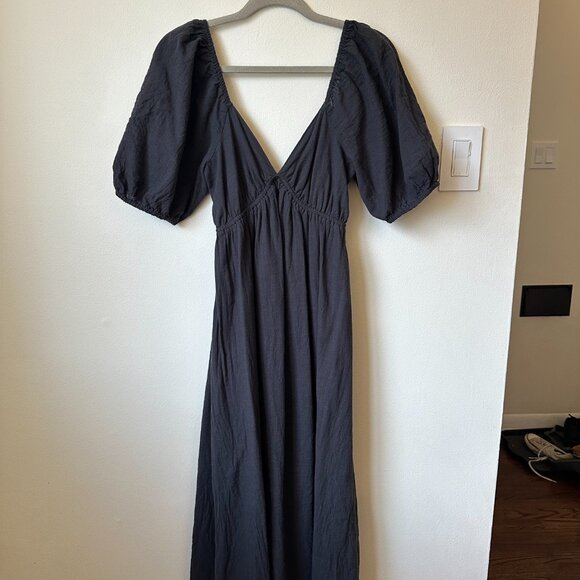 Billabong Love Fade Puff Sleeve Maxi Dress - Picture 1 of 7